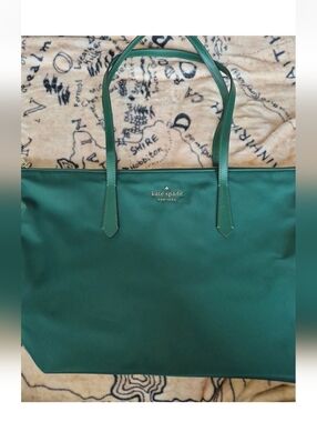 Kate Spade New York Mel Packable Nylon Tote Deep Jade